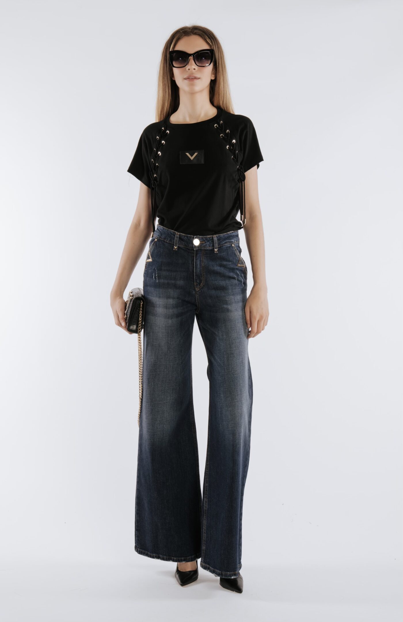 DENIM TROUSERS