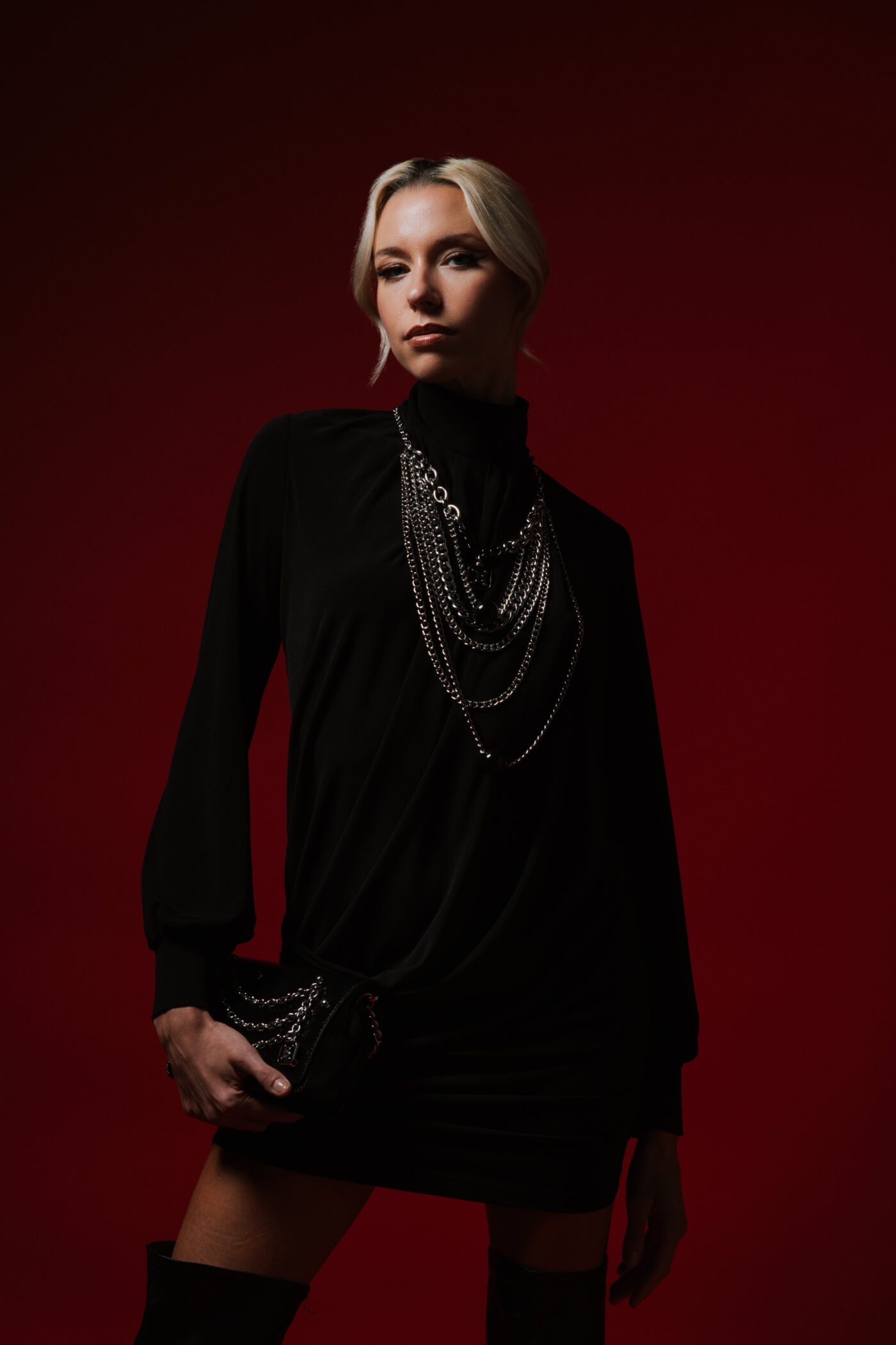 DRAPED DRESS - Image 2