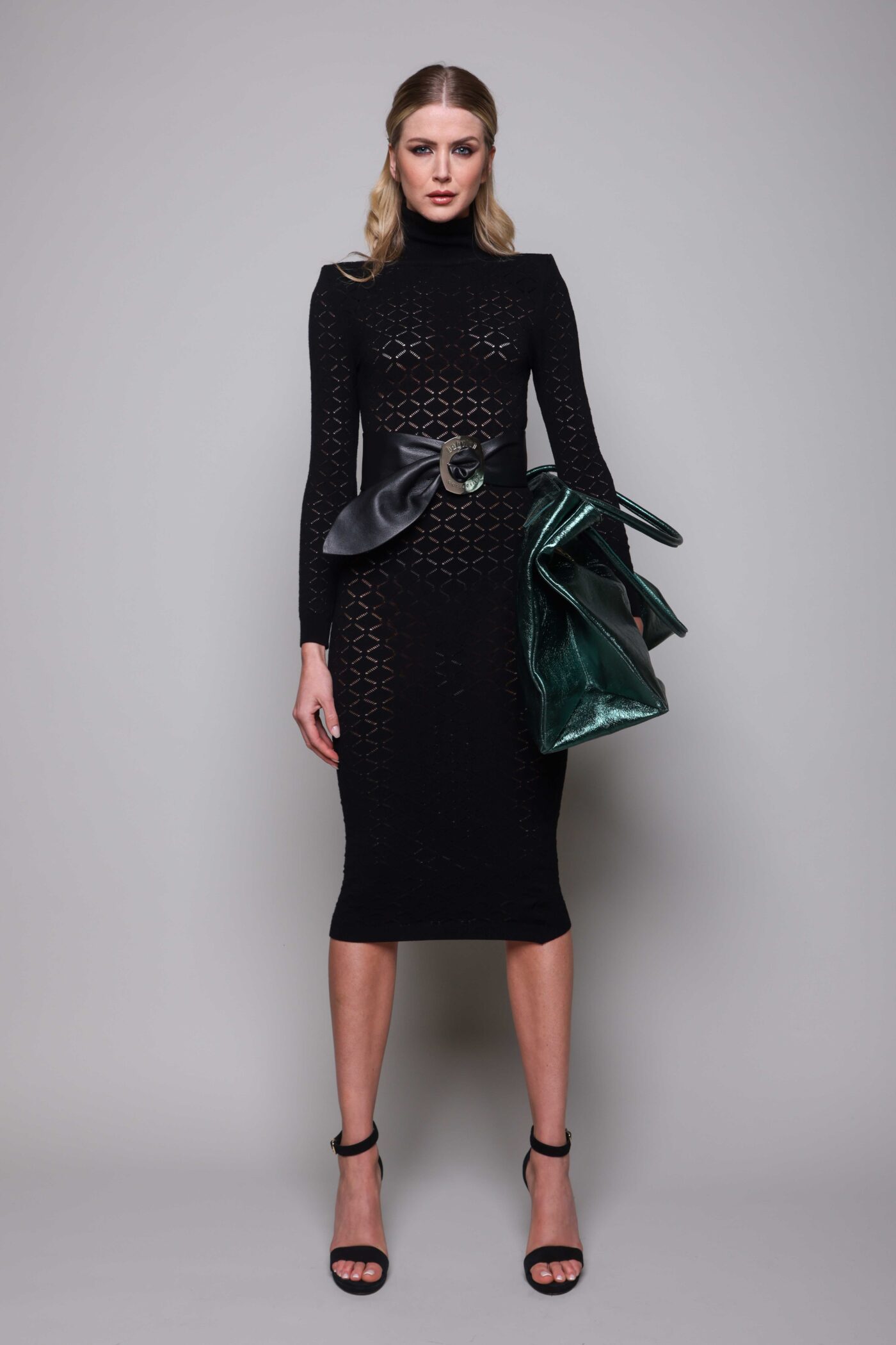 DRESS WITH HIGH NECK - Image 2