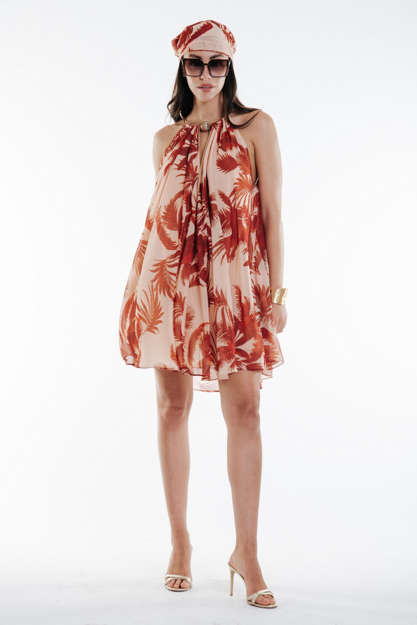 PRINTED MINI DRESS